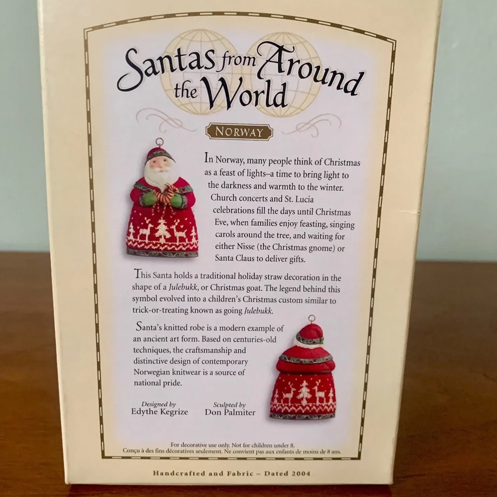 Hallmark Keepsake Ornament Santas Around the World Norway 2004